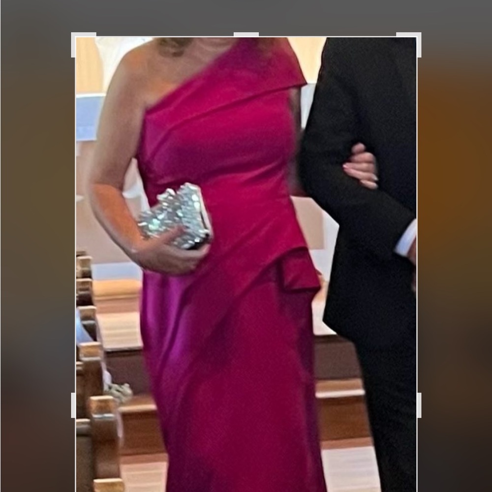 💕Alexandra by Daymor-asymmetric ruffled waist sheath dress-Must go!! - Picture 9 of 11